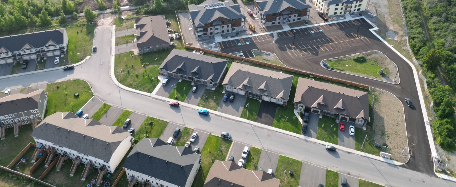 Aerial Photo of Development in Smiths Falls Banner Image