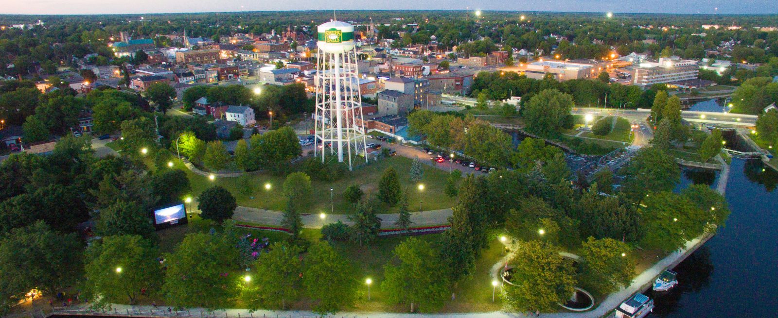 Aerial Photo of Development in Smiths Falls Banner Image